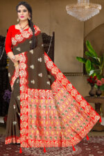 Elegant Party Wear Weaving Silk Saree by Sonakshi Sarees - Available in 7 Vibrant Colors - Image 6