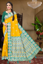 Elegant Party Wear Weaving Silk Saree by Sonakshi Sarees - Available in 7 Vibrant Colors