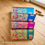 Sonakshi Sarees Traditional Baluchari Soft Silk Saree with Rich Weaving & Meenakari Work - Image 2