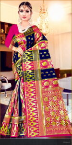 Premium Kanjivaram Soft Silk Saree with Traditional Zari Border & Rich Pallu – Sonakshi Sarees - Image 4